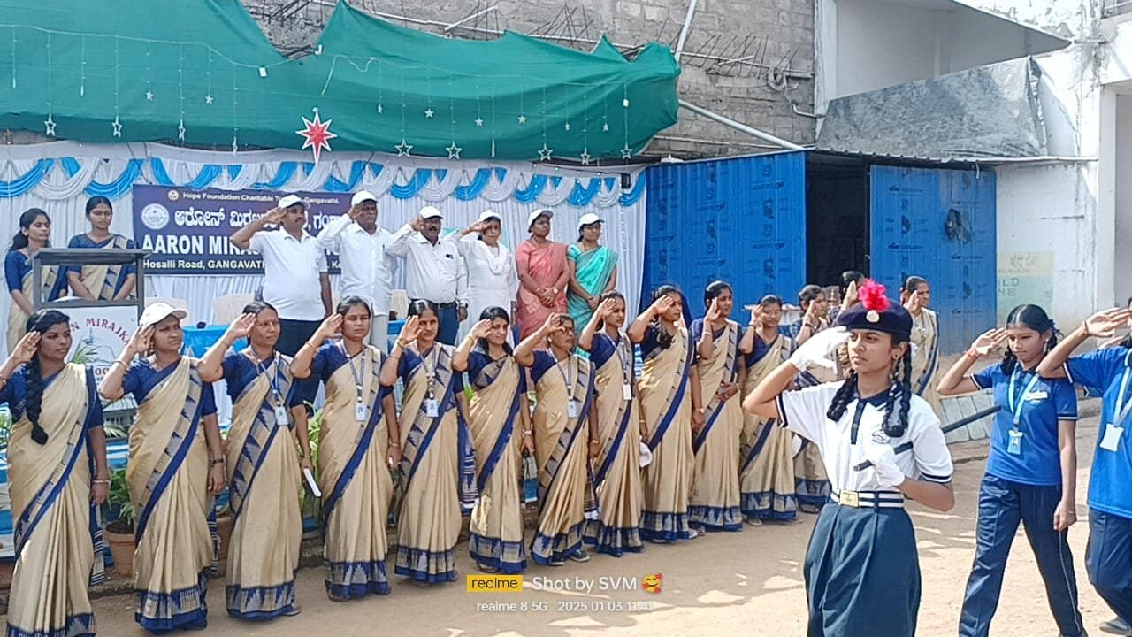 ಆರೋನ್ ಮೀರಜಕರ್ ಆಂಗ್ಲ ಮಾದ್ಯಮ ಶಾಲೆಯಲ್ಲಿ ವಾರ್ಷಿಕ ಕ್ರೀಡಾ ದಿನಾಚರಣೆ ಆರೋನ್ ಮೀರಜಕರ್ ಆಂಗ್ಲ ಮಾದ್ಯಮ ಶಾಲೆಯಲ್ಲಿ ವಾರ್ಷಿಕ ಕ್ರೀಡಾ ದಿನಾಚರಣೆ